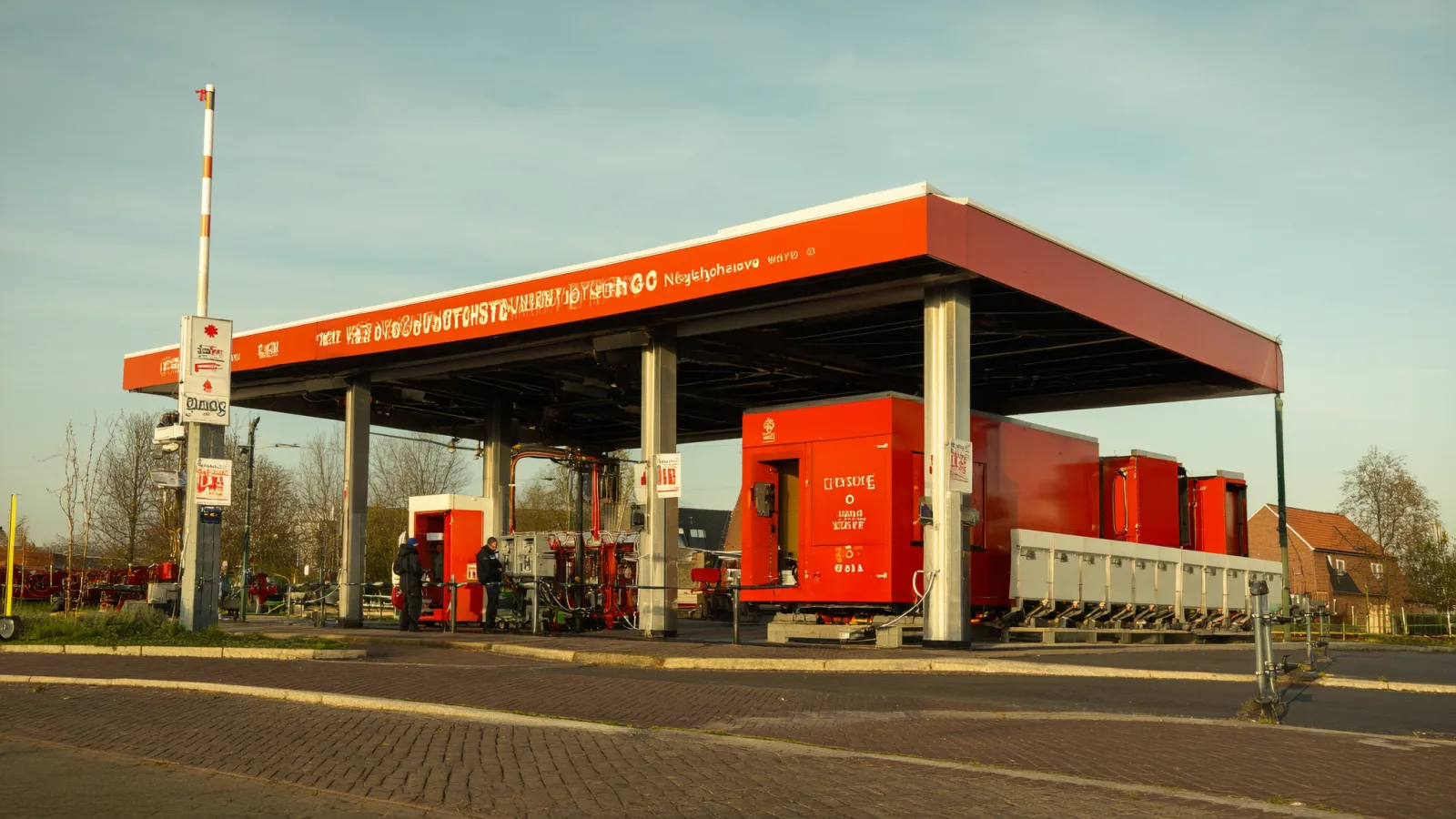 Stroomstoring brand elektriciteitsgebouw Friesland